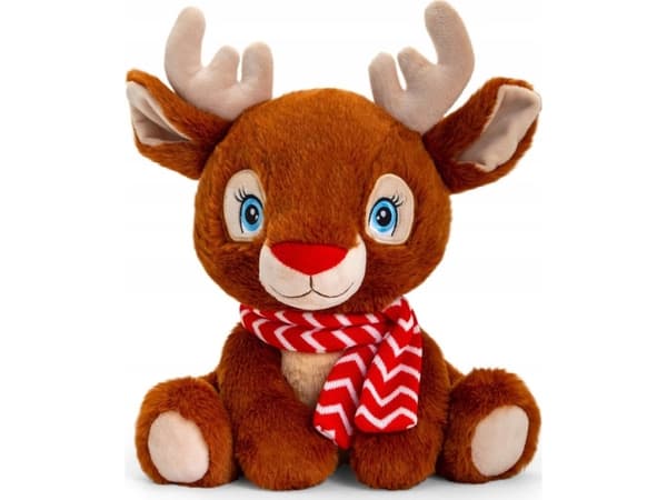KEEL TOYS KEEL TOYS Christmas plush with Scarf 25cm assort., SX1947