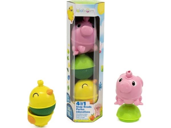 LALABOOM beads-animals, 6 pcs., BL311