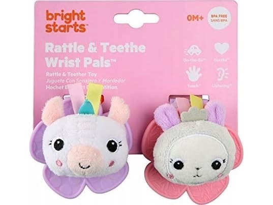 Bright Starts BRIGHT STARTS wrist rattle teether Unicorn and Lama, 12330