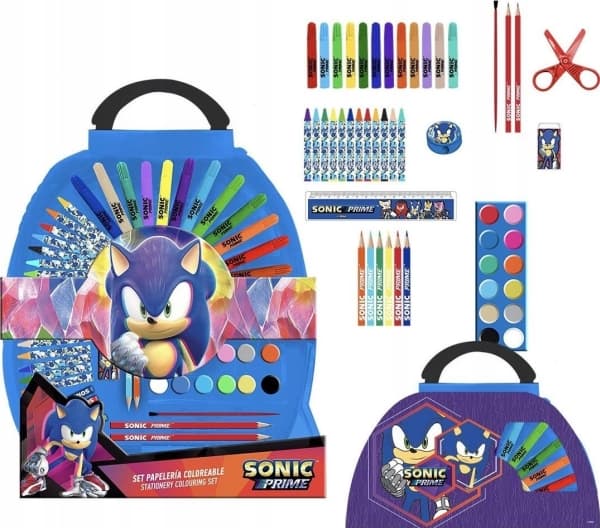 Cerda CERDA colouring stationery set Sonic Prime, 50 pcs., 2700000816