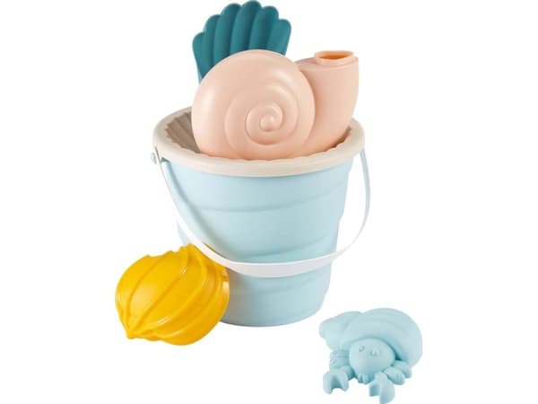 Simba ECOIFFIER sand bucket and two sand molds, 7600000309