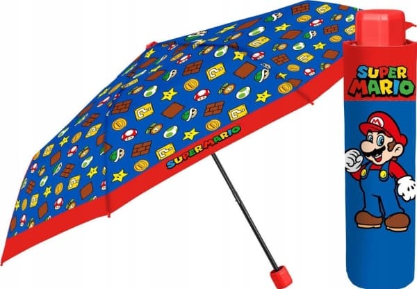 Perletti PERLETTI Mini umbrella Super Mario 50/8, 75059
