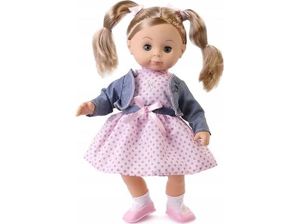 Lalka Natalia 39cm mówi po polsku, granatowa kurtka 168093