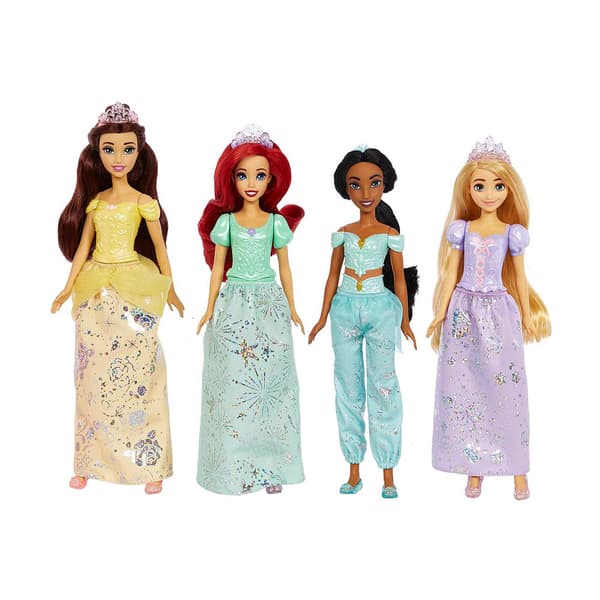 Mattel Disney Princess Pakkaus 4 Muotinukkeprinsessaa