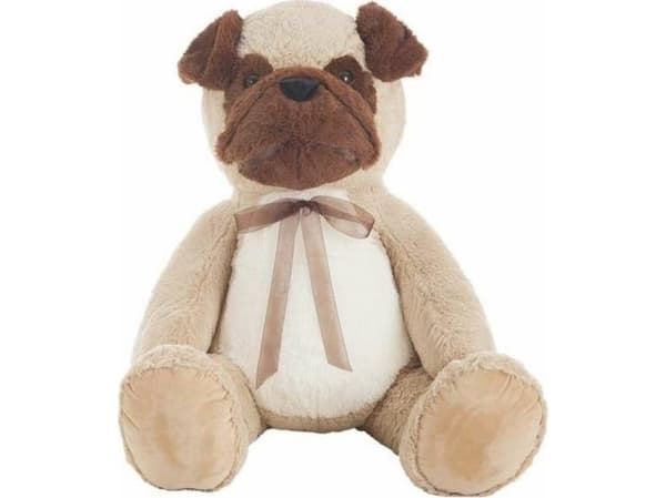BigBuy Kids Plysj Bulldog Jumbo Dog