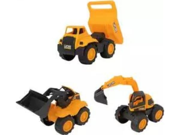 TEAMSTERZ JCB Truck Set, 18 CM, 3 delar