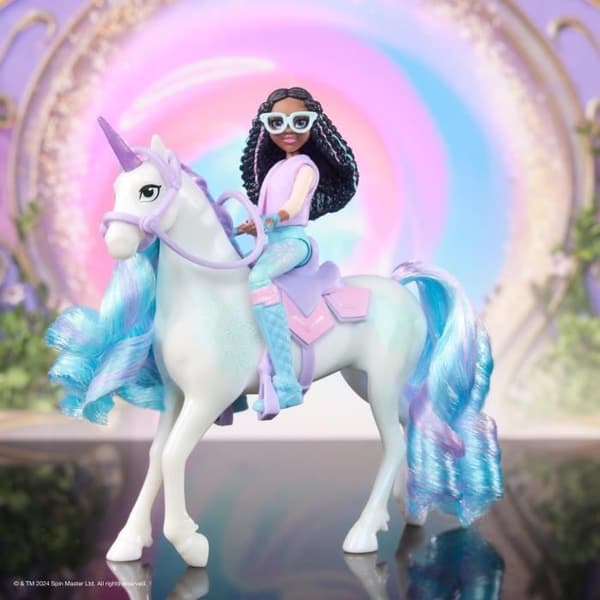 SPIN MASTER UNICORN BOX AND DOLL GLACIER OCH LAYLA Unicorn Academy