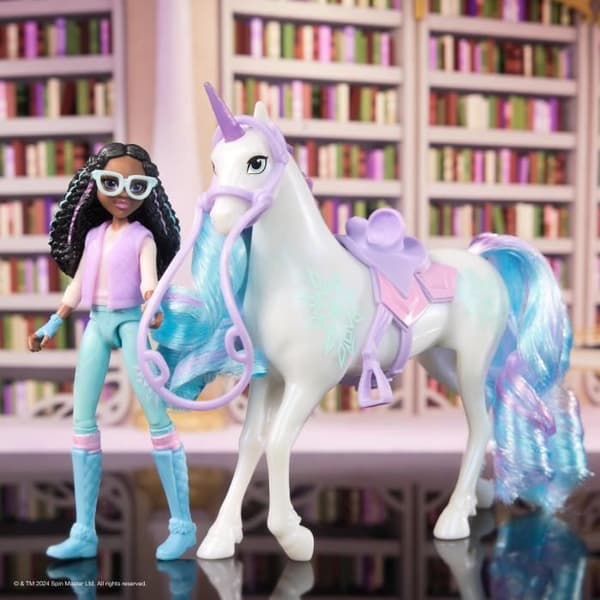 SPIN MASTER UNICORN BOX AND DOLL GLACIER OCH LAYLA Unicorn Academy