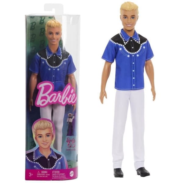 Barbie®-Fashionistas-blond Ken docka westernlook HRH25
