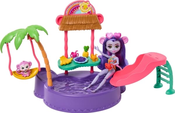 Mattel Enchantimals Trooppinen allas + apinanukke