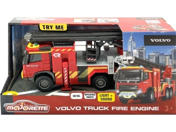 Majorette Volvo kuorma-auto -paloauto, 19 cm