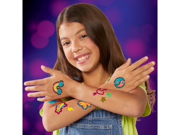FabLab Glow in the dark -Glitter Tattoos