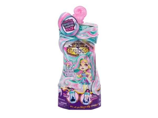 MAGIC MIXIES Pixlings Galaxy Hair Doll Single PK Deerlee
