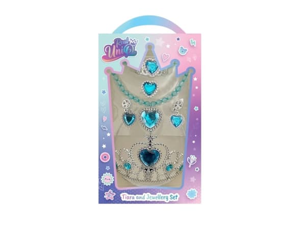 Real UniQ, Tiara and Jewellery Set, Asst