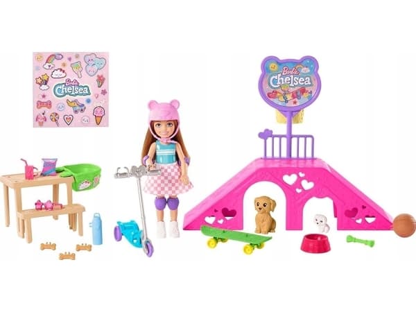 Barbie Chelsea Skatepark Playset