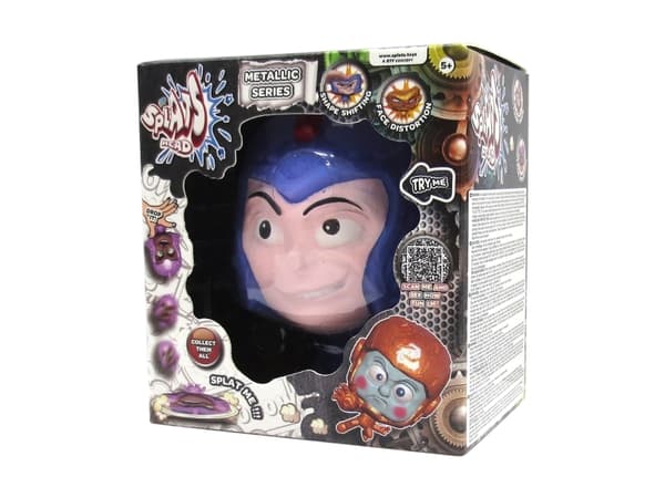 Splats Head, Metallic, Asst.