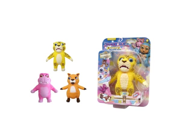 STRETCHAPALZ Dreamers Animals, Wobble Eyes, Asst