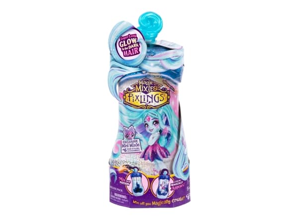 MAGIC MIXIES Pixlings Galaxy Hair Doll Single PK Flyt