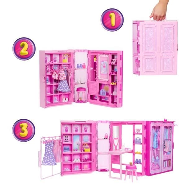 Barbie-Dream Dressing-Box HXD58