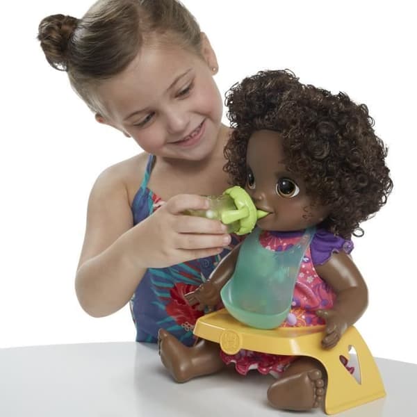 Baby Alive - Love to Eat - Black Hair Doll