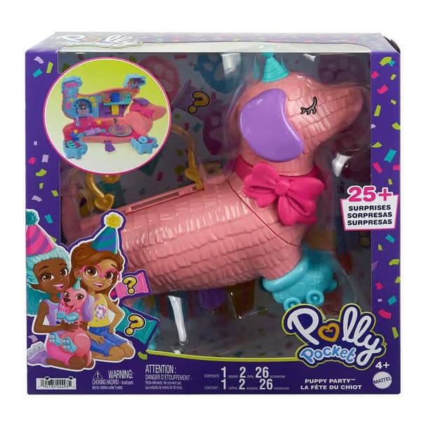 Mattel Polly Lommevalpefest Rosa