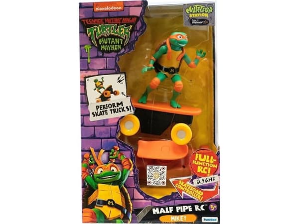 TMNT TMNT RC skateboard with figure Half Pipe Michelangelo, 71035