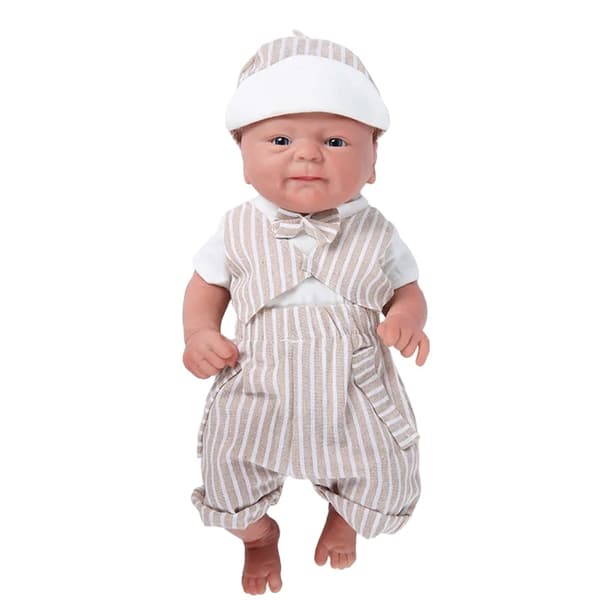 Silicone Reborn Baby Doll, Realistisk Känsla, Finns i 36 cm och 46 cm,46 cm (18 tum) Flicka 36cm(14inch) Boy