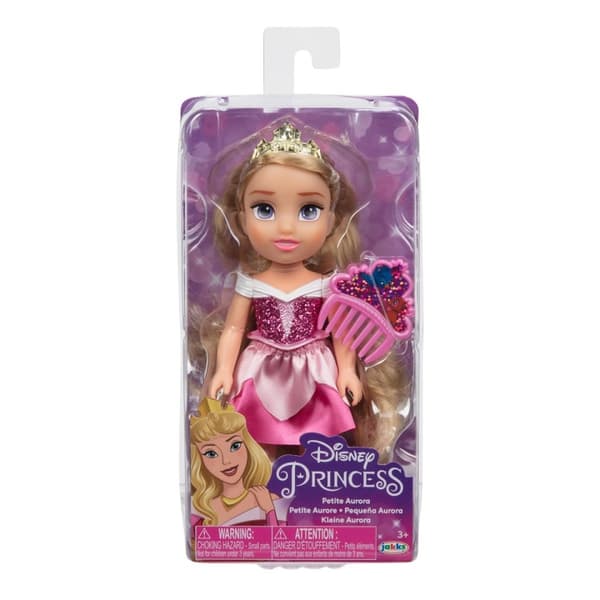 JAKKS Pacific Disney Princess 6 tommer Petite Doll med kam Aurora