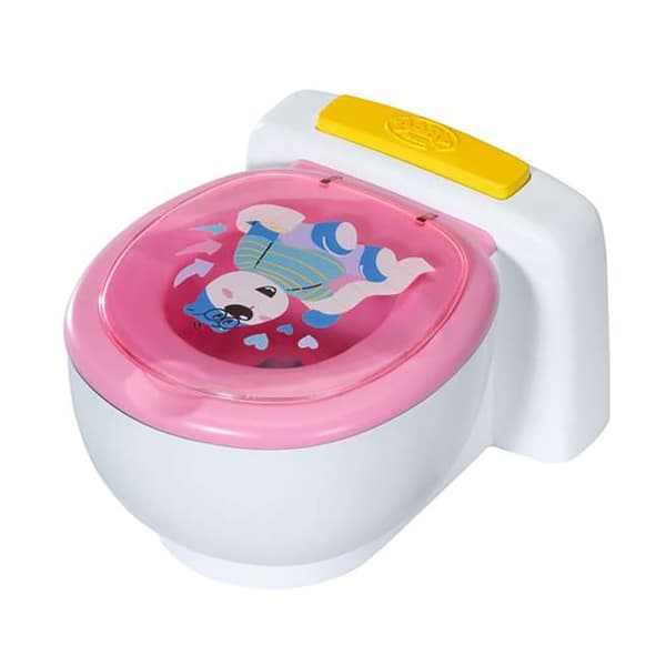 Zapf Creation Bath Poo Poo Født Med Lyd Og Glimmer Baby Born 43 Cm Rosa
