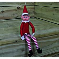 Christmas Naughty  Elf Vinyl Faced Elves Behaving Badly Doll