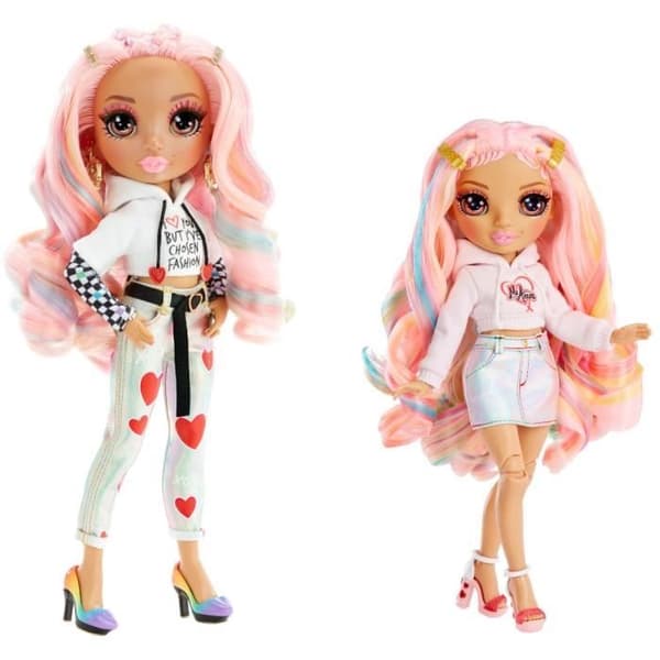 Rainbow High Junior High S3 - Rainbow Fashion Doll 22cm - Kia Hart (Rosa)