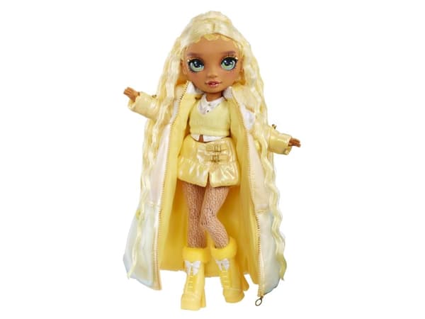 Rainbow High Winter Wonderland Doll- Sunny (Yellow), Motedukke, Jente, 4 år, Gutt/Jente, 280 mm, Flerfarget