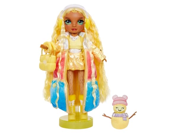 Rainbow High Winter Wonderland Doll- Sunny (Yellow), Motedukke, Jente, 4 år, Gutt/Jente, 280 mm, Flerfarget