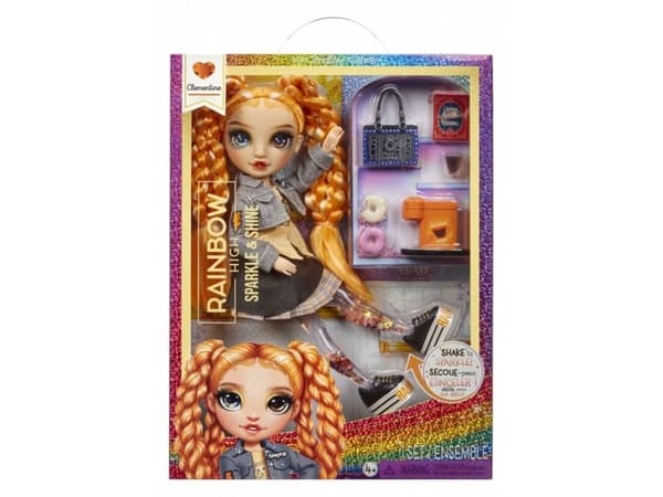 MGA Entertainment Rainbow High Rainbow High Sparkle & Shine Fashion Doll - Clementine, doll
