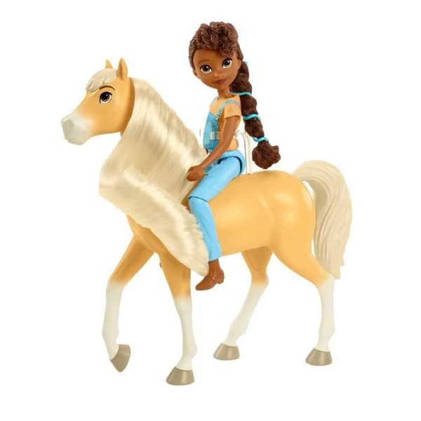 Apo docka och hennes Chica Linda Horse - Spirit - MATTEL - 18 cm - 7 artikulationspunkter
