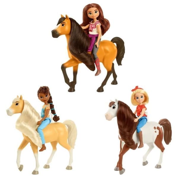 Apo docka och hennes Chica Linda Horse - Spirit - MATTEL - 18 cm - 7 artikulationspunkter