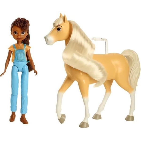Apo docka och hennes Chica Linda Horse - Spirit - MATTEL - 18 cm - 7 artikulationspunkter