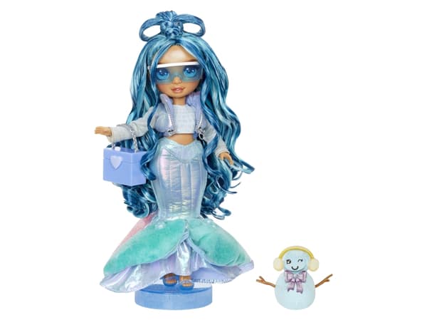 MGA Doll Rainbow High Winter Wonderland - Skyler, blå
