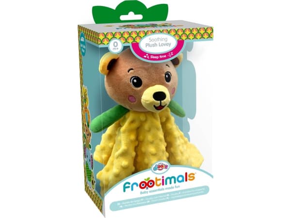 Kids Euroswan Plysj beroligende koseleke Bubba Tropibear Frootimals FT00016 Kids Euroswan