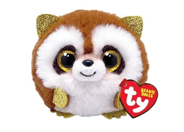 Meteor Ty Beanie balls - Brown raccoon