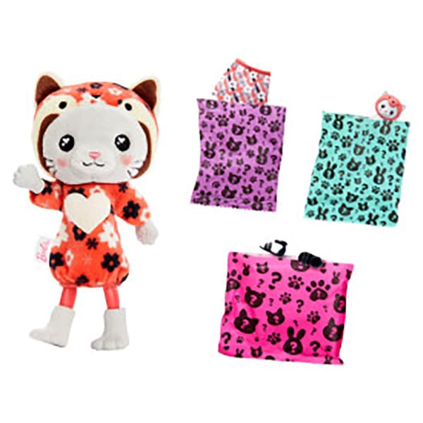 Barbie Serie Panda Kitten Dräktdocka Chelsea Cutie Reveal Rosa