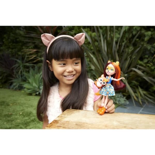ENCHANTIMALS 6-tums Felicity Fox och Flick Doll