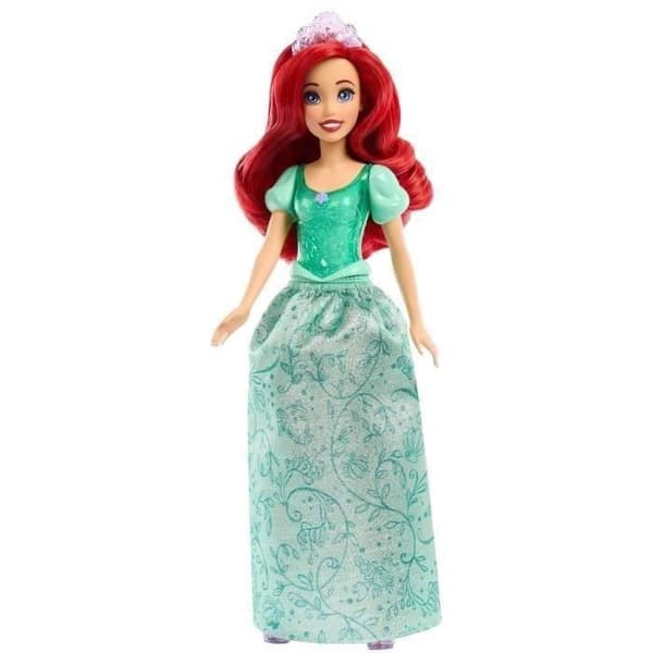 Ariel Doll 29 cm, Mattel Disney Princess Doll dressing och tillbehör HLW10