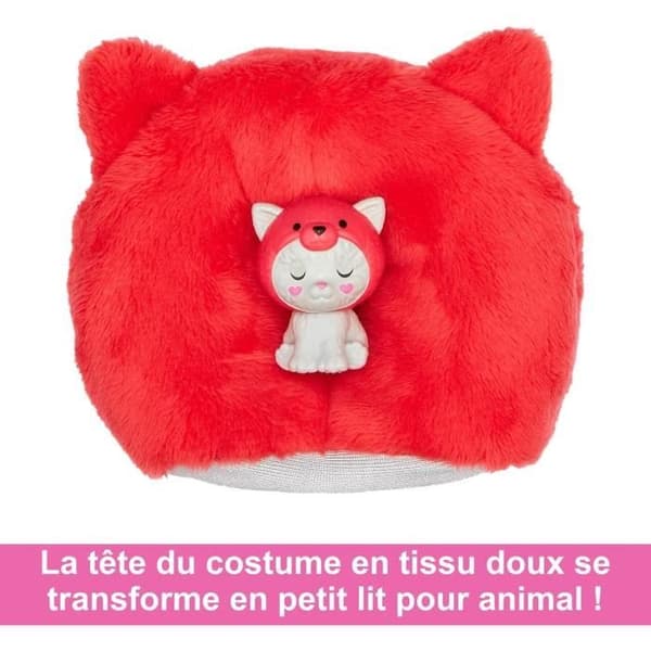 Barbie-Cutie Reveal-Dräkt-tema docka, Panda Kitten HRK23