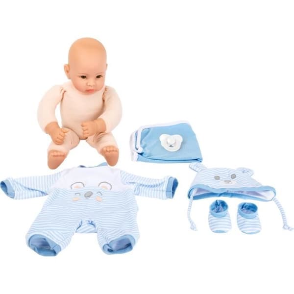 Docka - SMÅFOT - Lucas - Blandat - Barn - Blå - 3 år