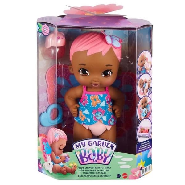My Garden Baby - Baby Coral Butterfly Drinks and Pees - Docka / Puppong - 30 cm