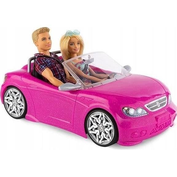 Barbie Doll - Barbie - GVK05 - Garderob + Cabriolet - Presentset - 2 dockor
