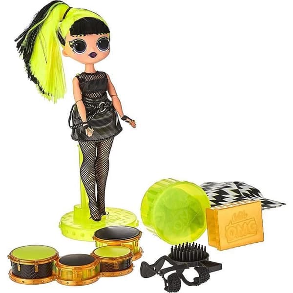 LOL. Surprise OMG Remix Rock - Bhad Gurl och trummor - 24 cm modedocka