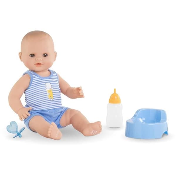 Corolle - Mon Grand Poupon - Paul kissar - 36cm sexad docka med vinylkropp - Från 2 år