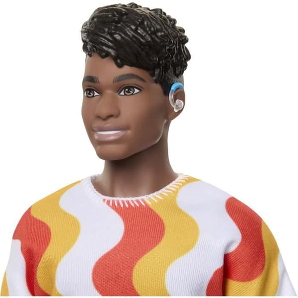 Barbie-Ken Fashionistas-docka med hörapparater HRH23